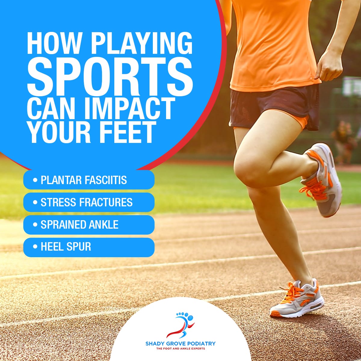 How Playing Sports Can Impact Your Feet Infographic